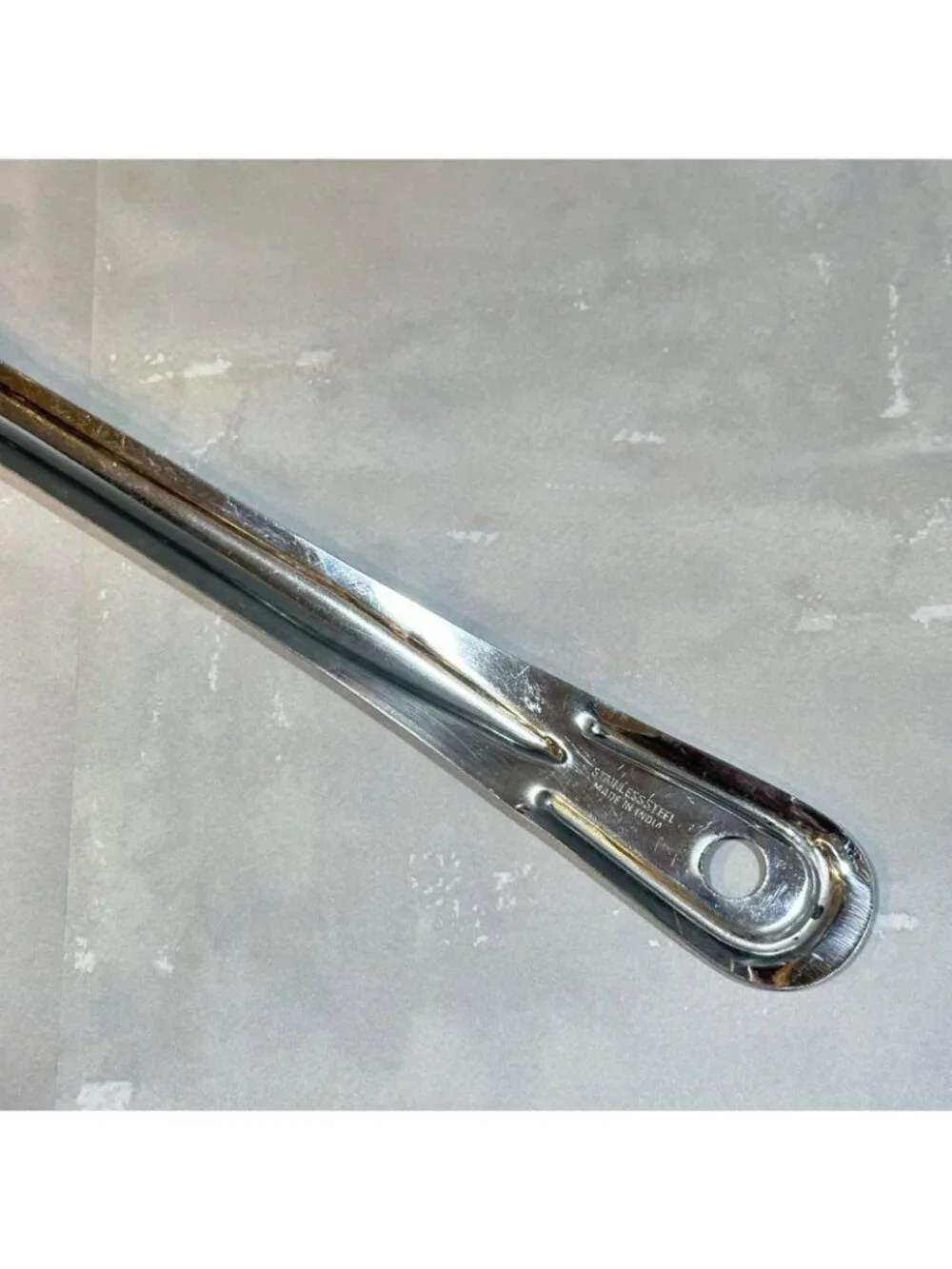 Vintage Stainless Steel Skimmer Spoon 13.5